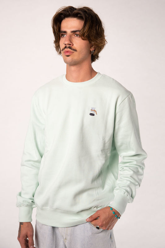 V60 | Bestickter Bio-Baumwoll Pullover