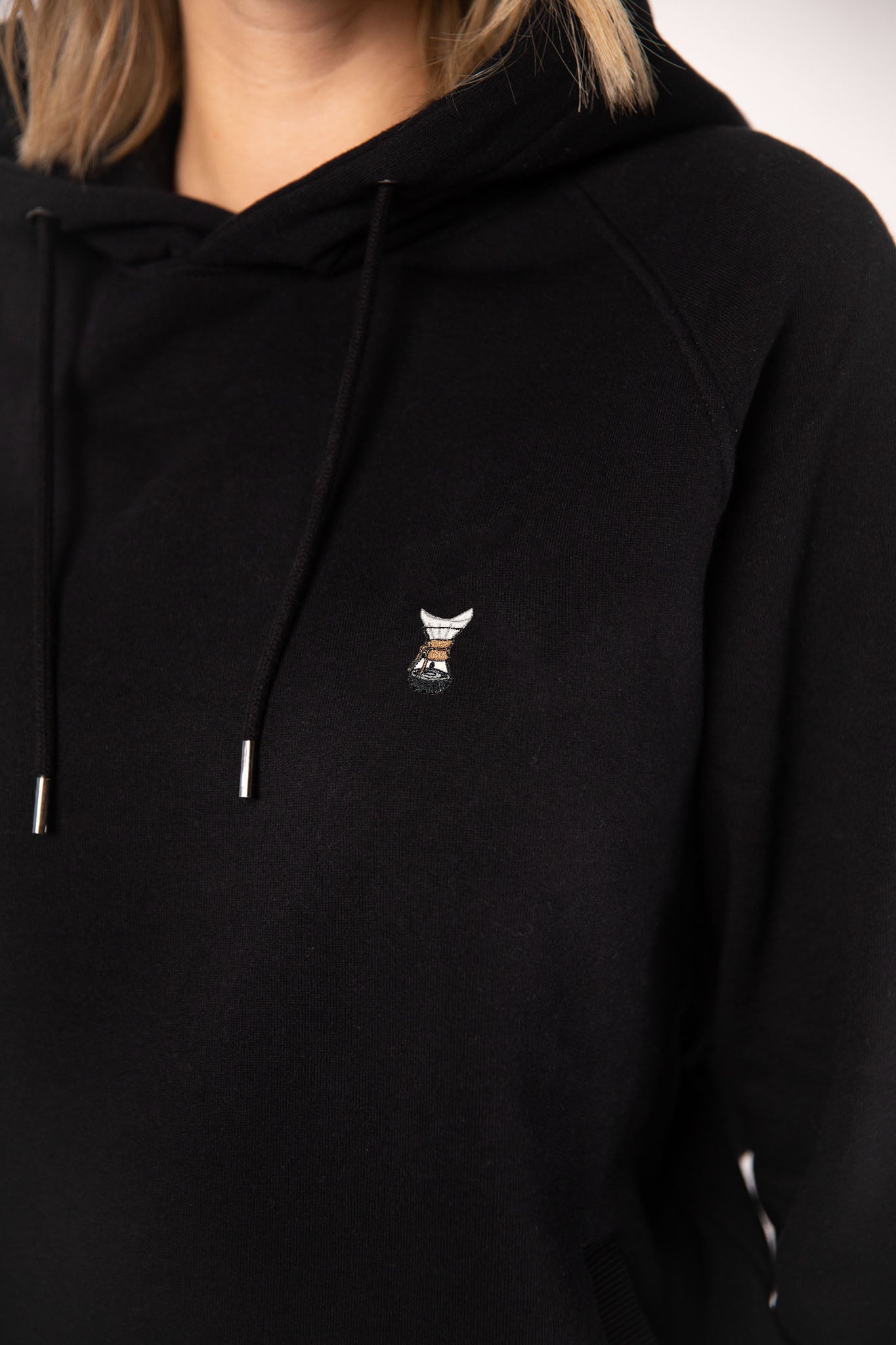 Sophisticated Filter | Bestickter Bio Baumwoll Frauen Hoodie