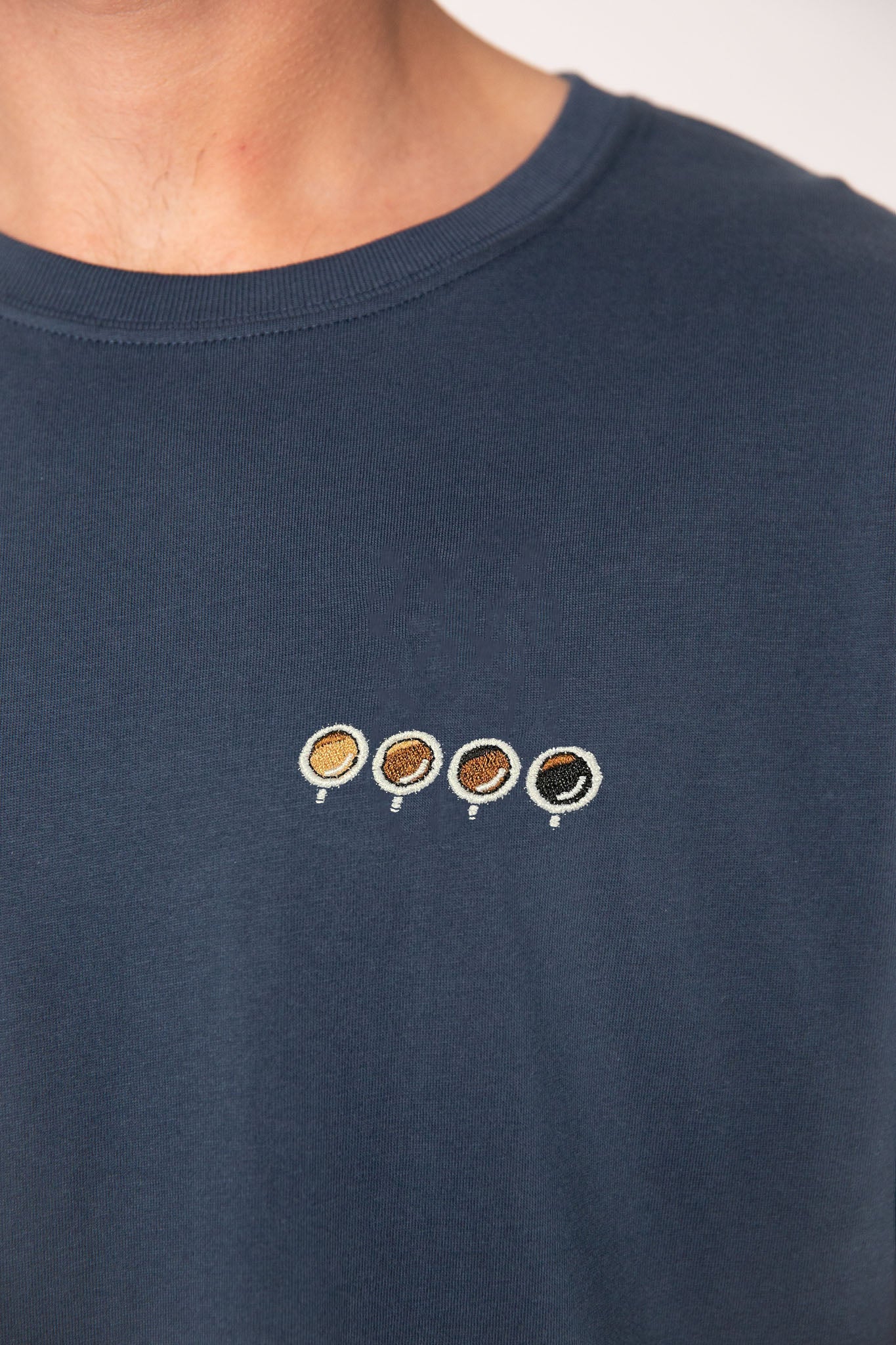 Quattro Espressi | Besticktes Organic Bio Baumwoll Männer T-Shirt