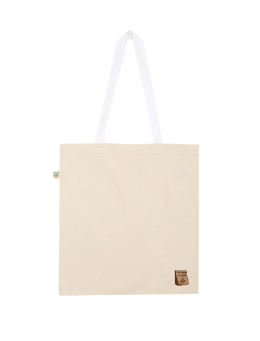 Coffee Bag | Bestickte Bio Baumwoll Tragetasche