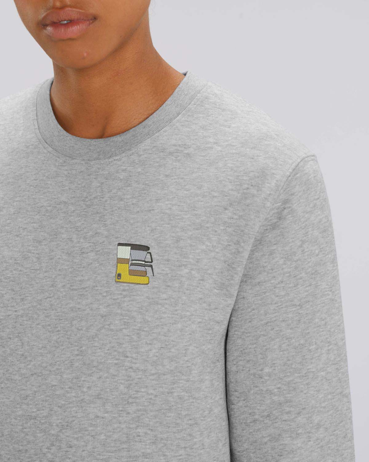 Filterkaffeemaschine | Bestickter Bio-Baumwoll Pullover