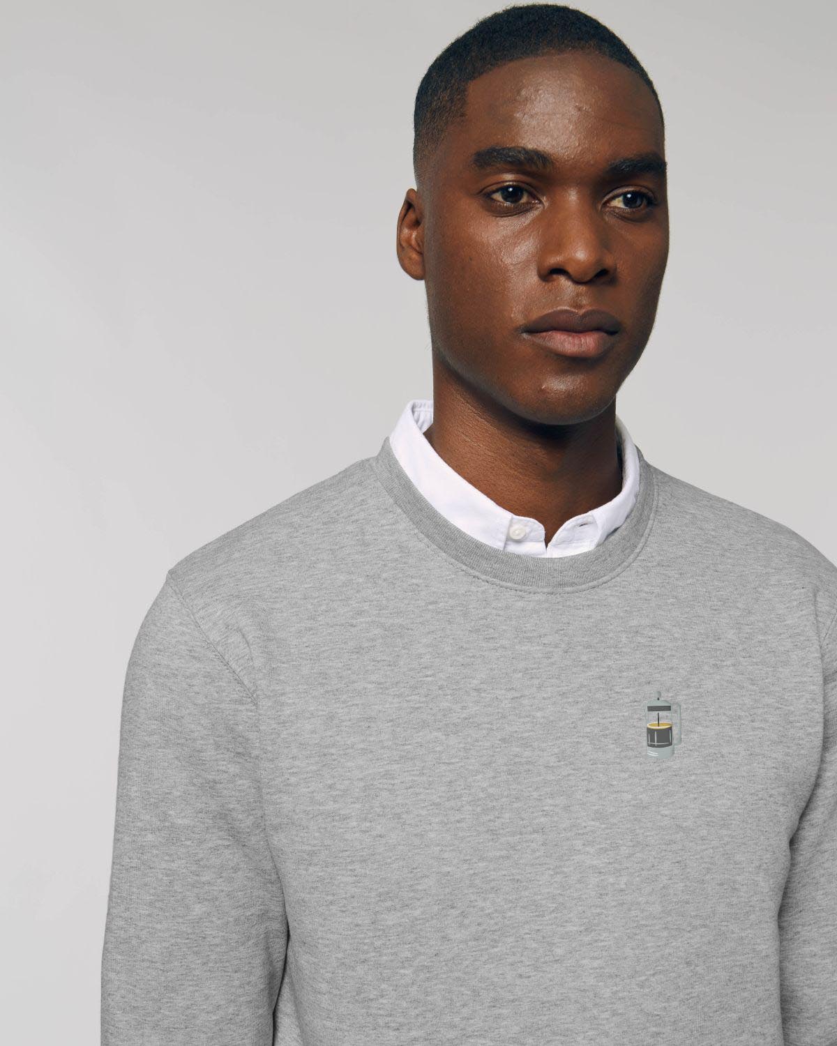 Frenchpress | Bestickter Bio-Baumwoll Pullover