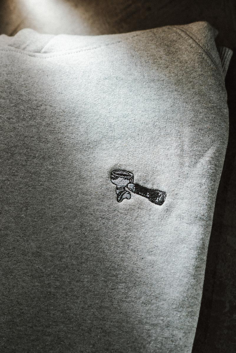 Siebträger | Bestickter Frauen Bio Baumwoll Hoodie