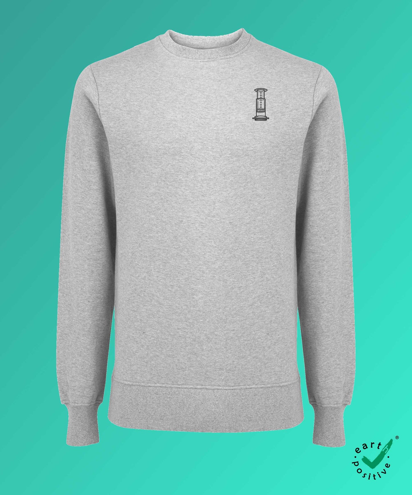 Air Coffee | Bestickter Bio-Baumwoll Pullover