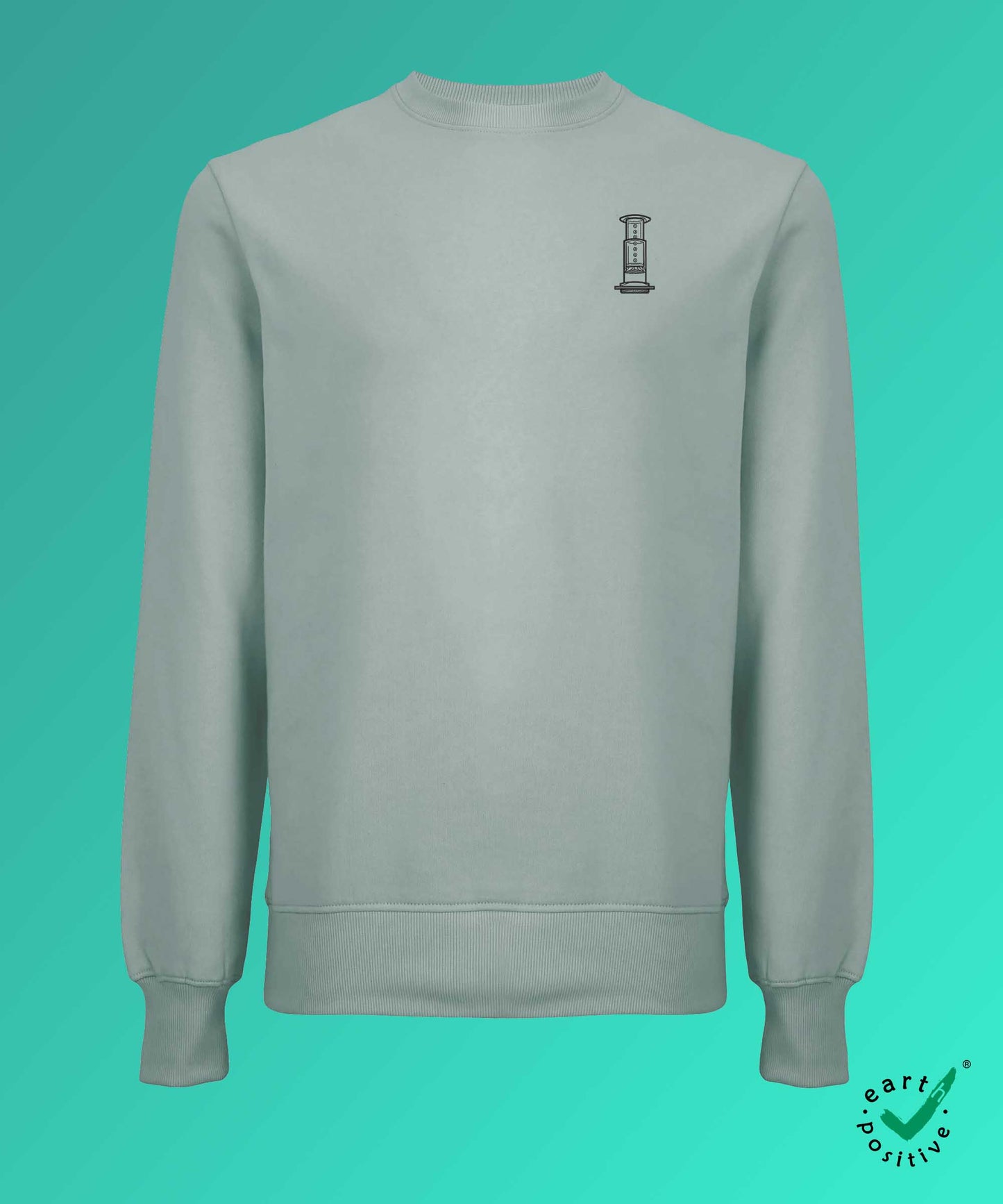 Air Coffee | Bestickter Bio-Baumwoll Pullover
