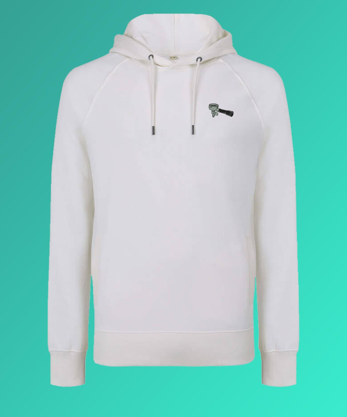 Siebträger | Bestickter Frauen Bio Baumwoll Hoodie