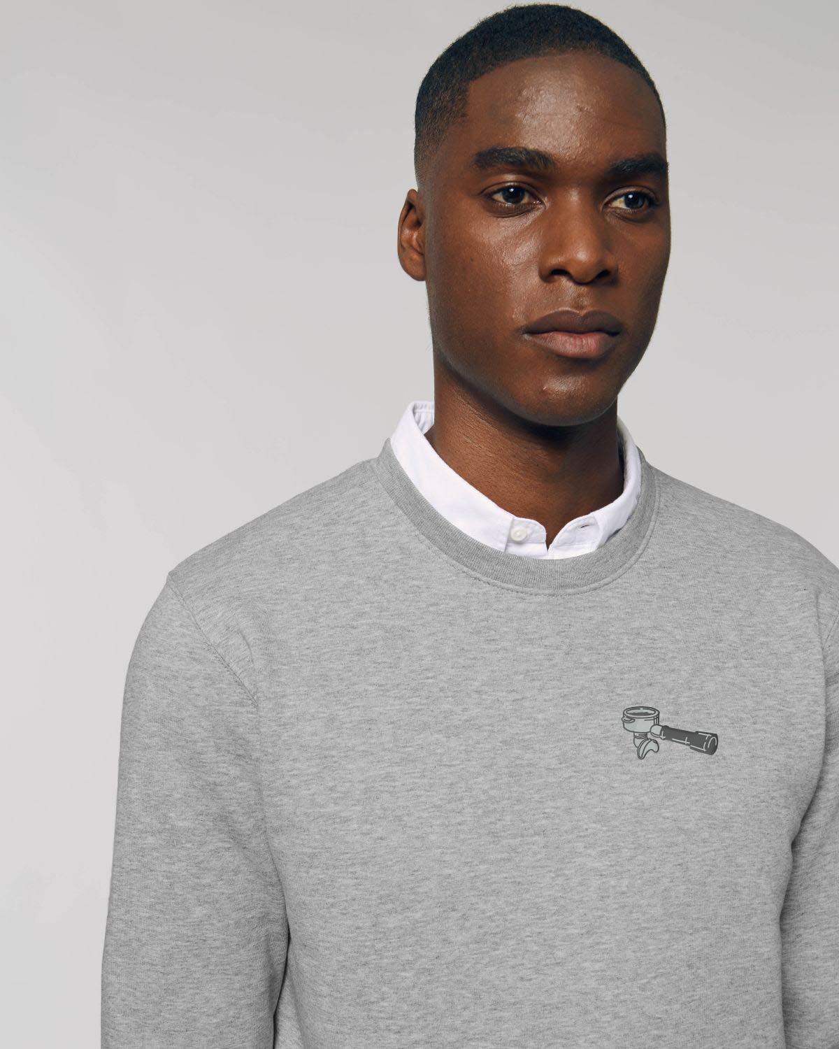 Siebträger | Bestickter Bio-Baumwoll Pullover