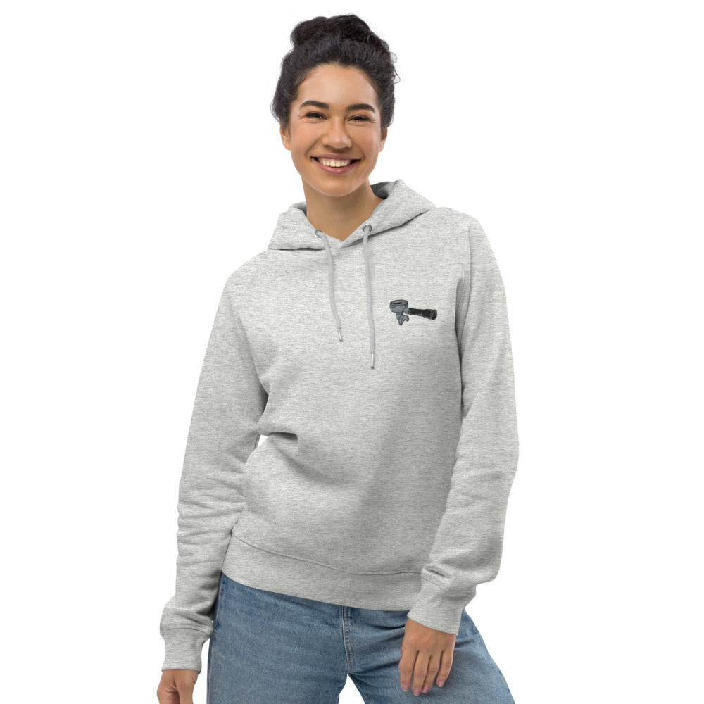 Siebträger | Bestickter Frauen Bio Baumwoll Hoodie