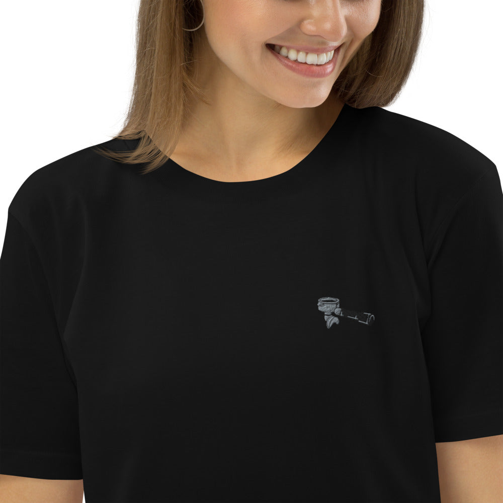 Siebträger | Besticktes Oversized Organic Bio Baumwoll-T-Shirt