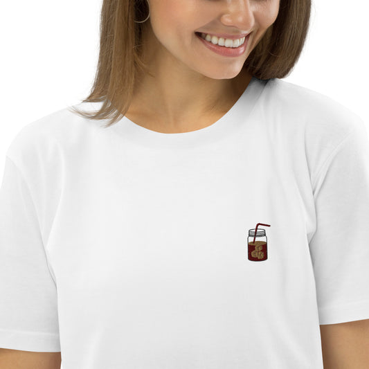 Cold Brew | Besticktes Oversized Organic Bio Baumwoll-T-Shirt
