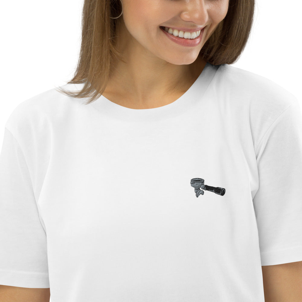 Siebträger | Besticktes Oversized Organic Bio Baumwoll-T-Shirt