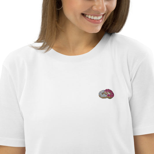 Donuts | Besticktes Oversized Organic Bio Baumwoll-T-Shirt