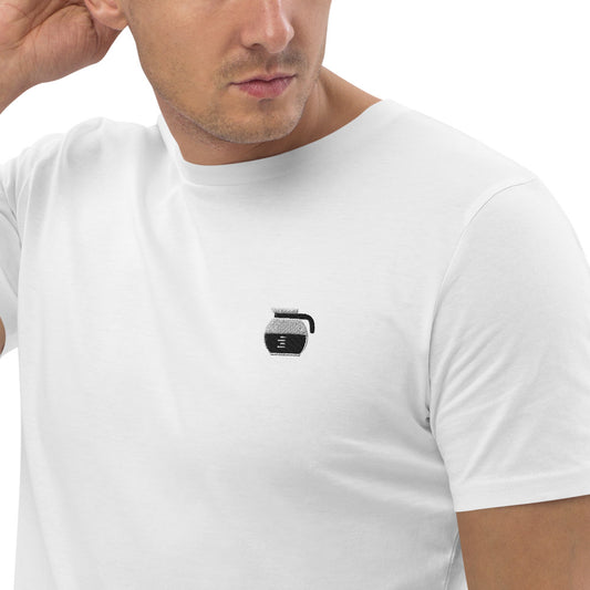 Filterkaffee | Besticktes Organic Bio Baumwoll-T-Shirt